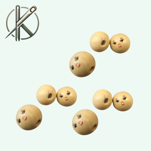 Fa golyó arccal 2cm