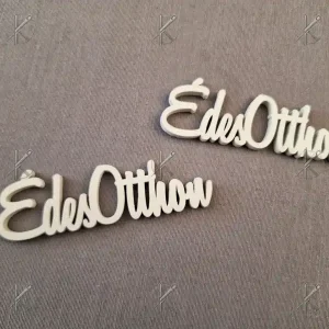 Fa Édes Otthon felirat 10x3 fehér