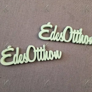 Fa Édes Otthon felirat 10x3 zöld