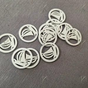 Fa hajó (2,5cm) fehér