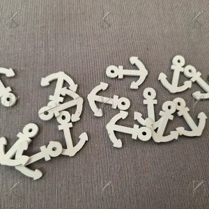 Fa horgony (2,5cm) fehér