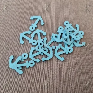 Fa horgony (2,5cm) világoskék