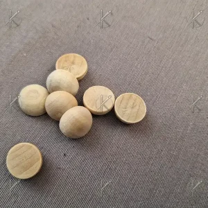 Fa natúr félgömb 1,5cm