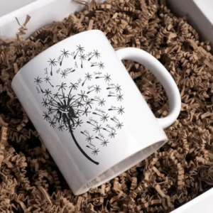 pitypang kollekció neves bögre