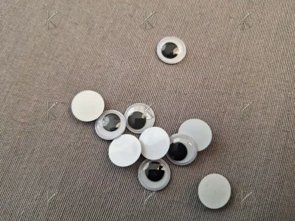 Mozgó szem 1,2cm ( 20db)