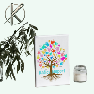 színes fa kollekció neves vászonkép