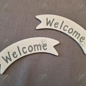 Welcome fehér tábla