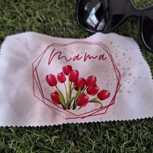 Mama tulipános szemüvegtörlő