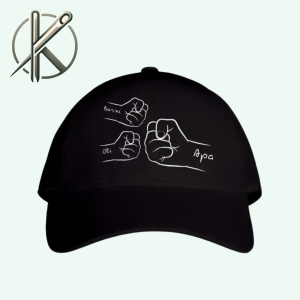 Apa kéz gyerekekkel baseball sapka