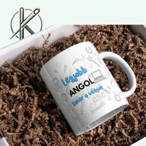 Legjobb angol tanár a világon bögre