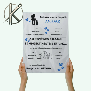 Legjobb apa vászonkép