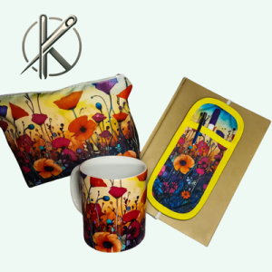 Színes virágos ajándék szett