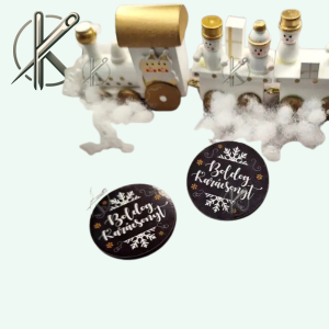 Boldog karácsonyt kör táblácska