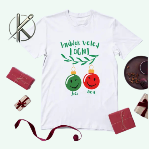 Karácsonyi póló imádok veled lógni póló