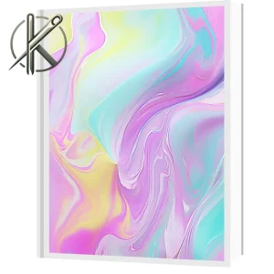 Pasztell Hullámok – Vízálló panel