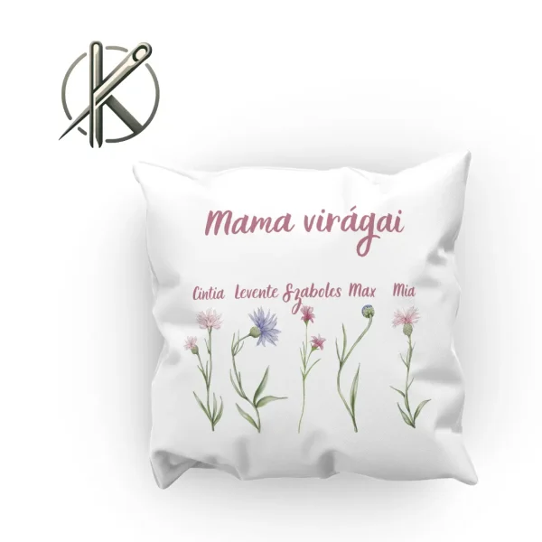 Mama virágai párna