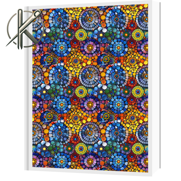 Mandala mozaik vízálló panel