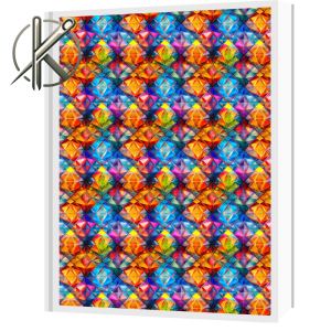 Színes kaleidoszkóp vízálló panel