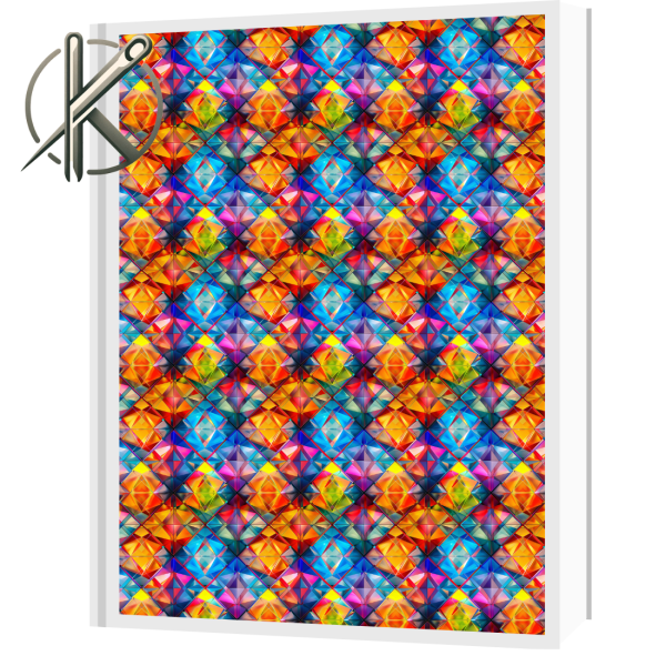 Színes kaleidoszkóp vízálló panel