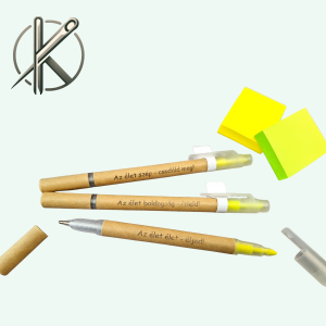 Gravírozott szövegkiemelő tollal