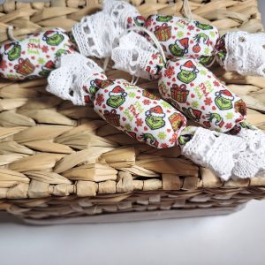 Grincs textil szaloncukor