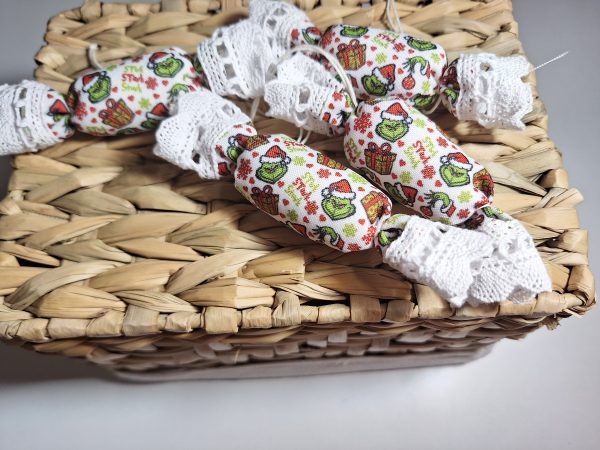 Grincs textil szaloncukor