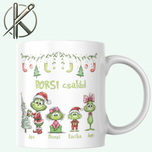 Grincs családi bögre