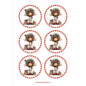 Apró cuki grincsek mintás filclap (másolat)