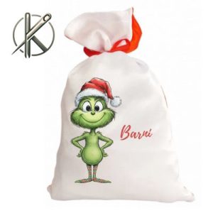 Grincs mikulás zsák panel