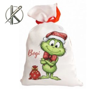 Grincs zsákkal mikulás zsák panel