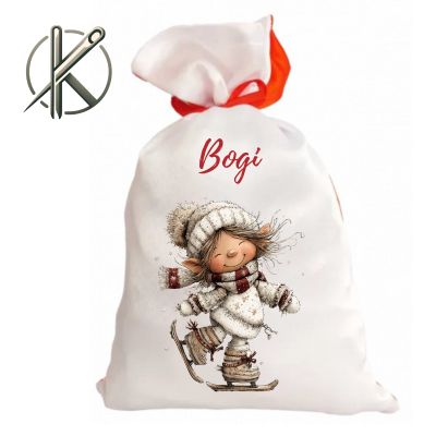 Kobold lányka mikulás zsák panel