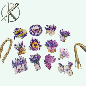 Fa levendula táblácskák