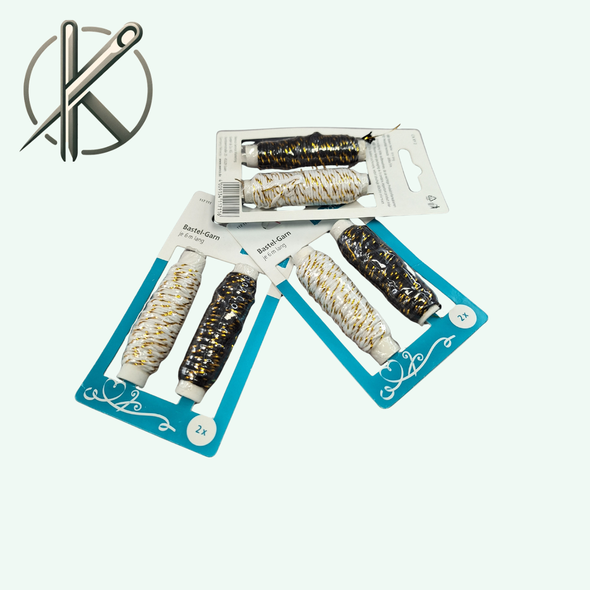 Fehér-fekete aranyszálas zsinór