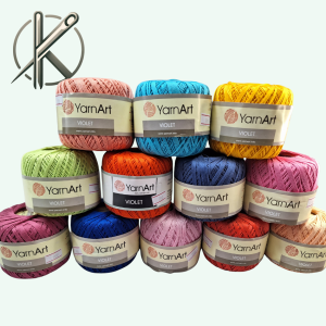 yarnart violet horgoló cérna
