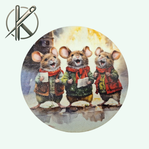 Éneklő egérkék körben tábla