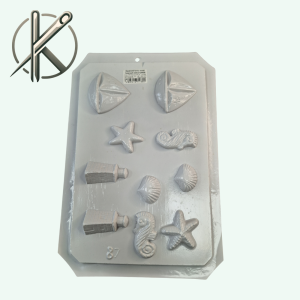 Gipszöntő forma - tengerparti motívum