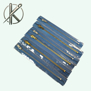 Prym világoskék fém cipzár több méretben