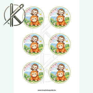 Punch színes mintás filclap