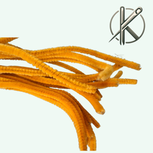 Okkersárga zsenília drót