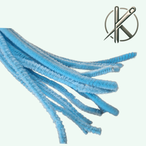 világoskék zsenília drót